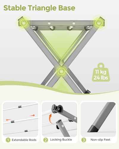 3 Tier Foldable Clothes Drying Rack