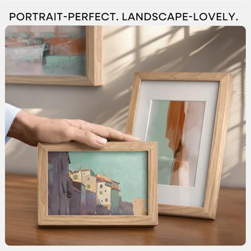 5x7 Natural Oak Picture Frame