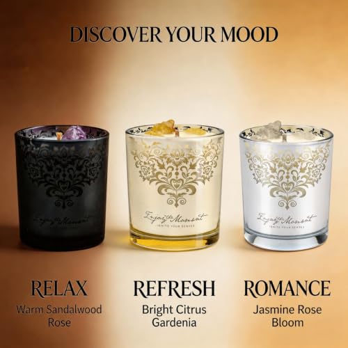 Luxury Candle Gift Set for Women (3 Count)