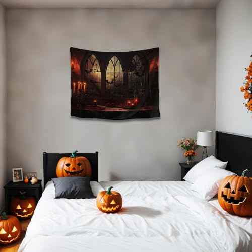 Halloween Tapestry Wall Hanging 28.7"x37.4"