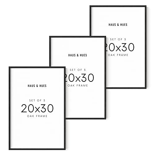 20x30 Black Oak Frame Set of 3 (3 Count)