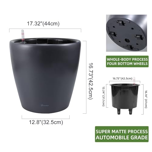 18x17 Self Watering Planter with Wheels