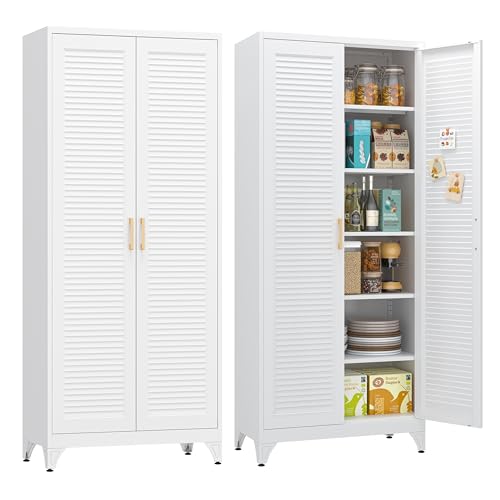 75" Metal Storage Cabinet