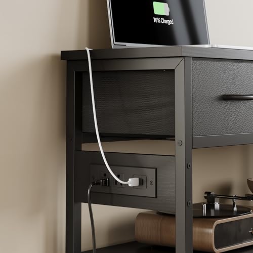 Entryway Table with Outlets