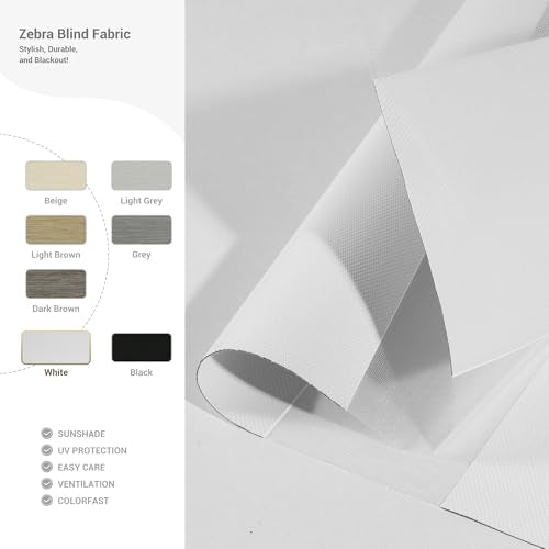 Cordless Zebra Blinds for Windows
