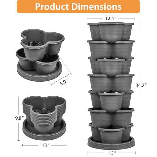 7 Tier Vertical Garden Planter (7 Count)