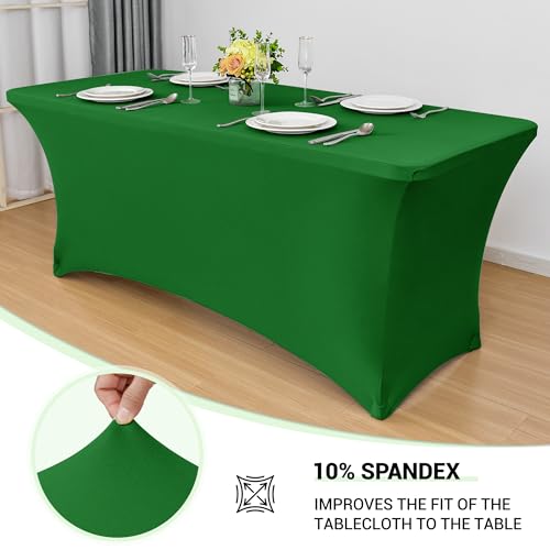 6ft Stretch Spandex Table Cover (2 Count)