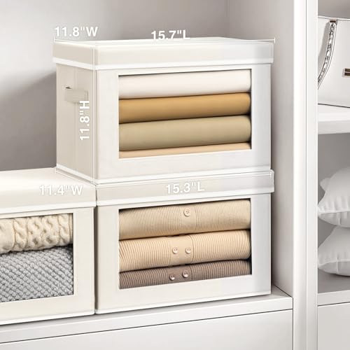 Storage Bins with Lids (4 Count)