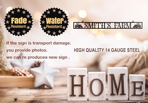 Custom Family Name Farmhouse Signs