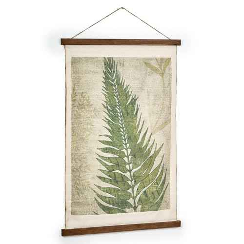 Botanical Fern Canvas Wall Hanging Tapestry