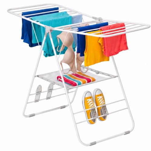 Heavy Duty Gullwing Clothes Drying Rack