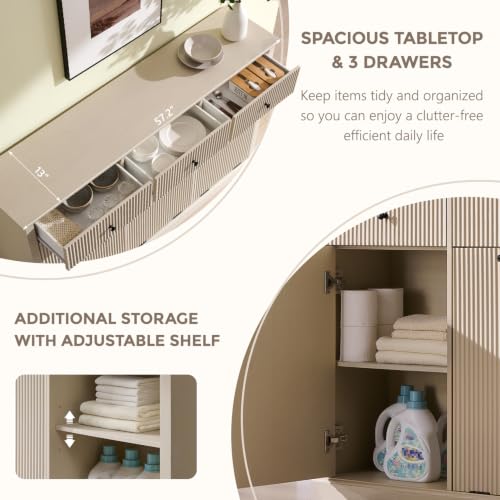 Triple Tilt Out Trash Can Cabinet