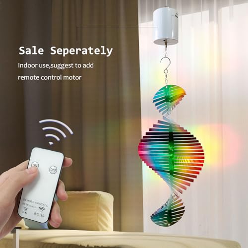 Wind Spinner Rainbow Wave Wind Spinners for Yard and Garden