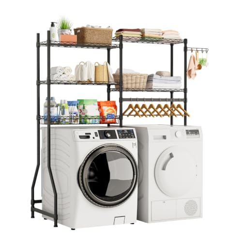 Laundry Organizer Shelves Over the Washer and Dryer Storage Shelf