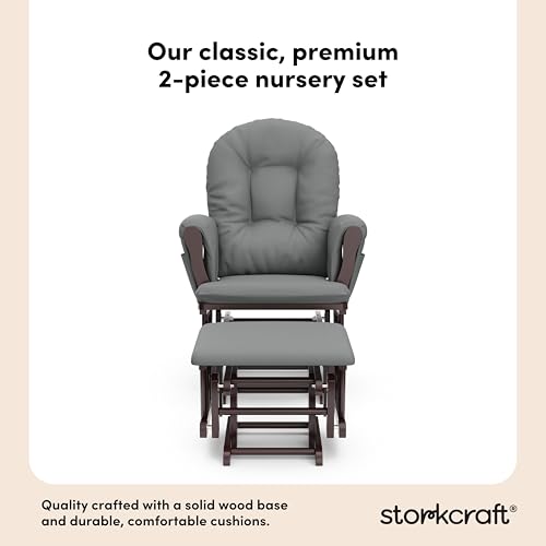 Premium Hoop Glider & Ottoman