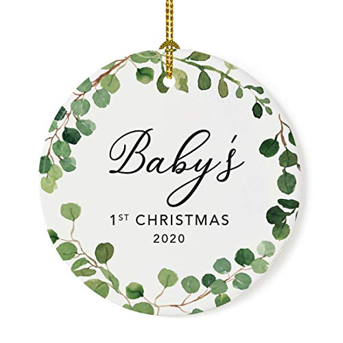 Custom Year Round Ceramic Porcelain Christmas Tree Ornament Keepsake Collectible Gift