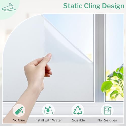 Frosted Glass Window Privacy Film (2777.52 sq inch sq inch)