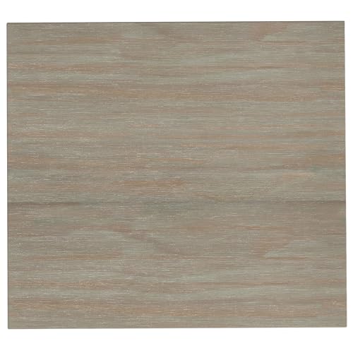 Warm Shaker 20" Wide Solid Wood End Table in Distressed Grey