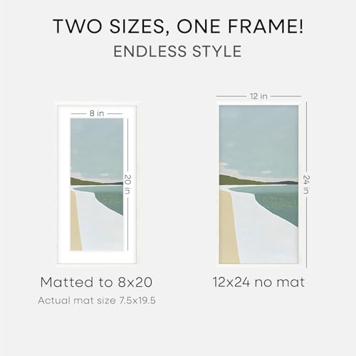 12x24 White Oak Picture Frame