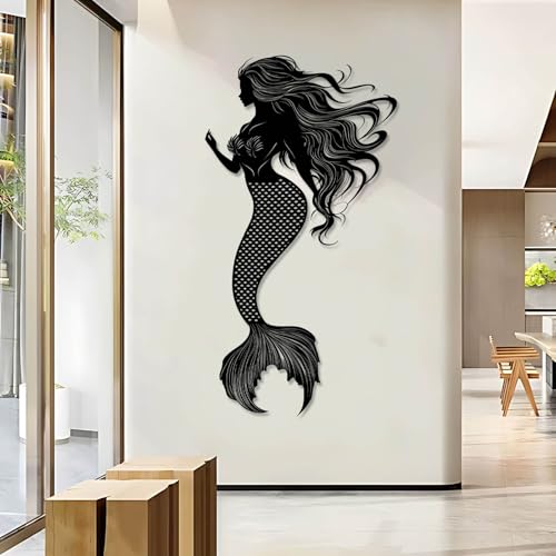 Metal Mermaid Wall Decor