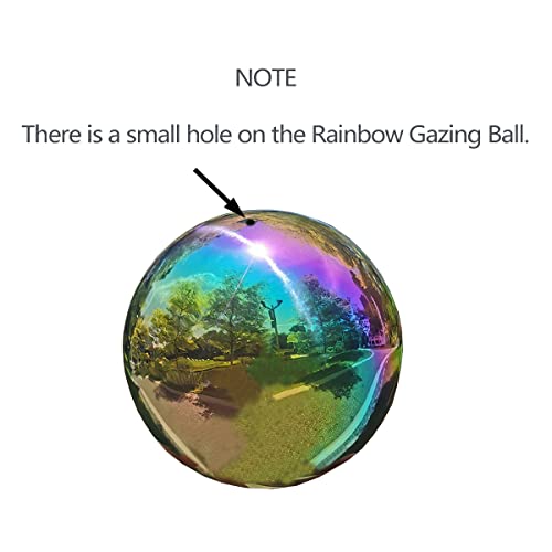 Rainbow Gazing Globe Mirror Ball