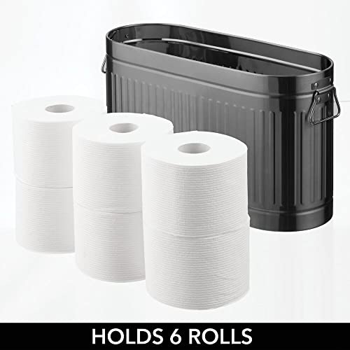 Large Steel Free Standing Toilet Paper Organizer