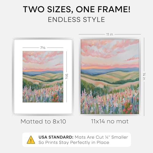 11x14 Silver Picture Frame (3 Count)