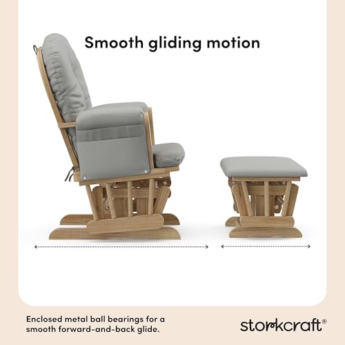 Premium Hoop Glider & Ottoman
