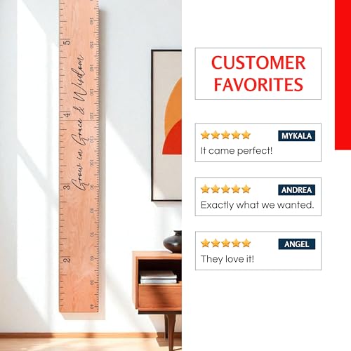 Personalized Wooden Growth Chart for Kids