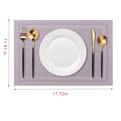 Placemats Set of 6 Washable Indoor (6 Count)