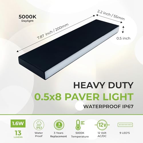Paver Light Slim 0.5x8 Inch