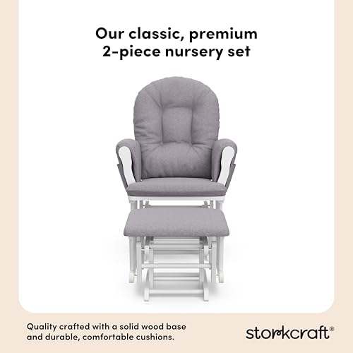 Premium Hoop Glider & Ottoman