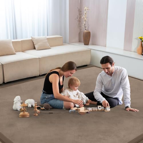 Baby Play Mat for Floor Nursery Rug Muscle Mat Area Rug Playroom Rug 39"x59" Playpen Mat Elastic Foam 1.3" Thick Crawling Mat for Babies