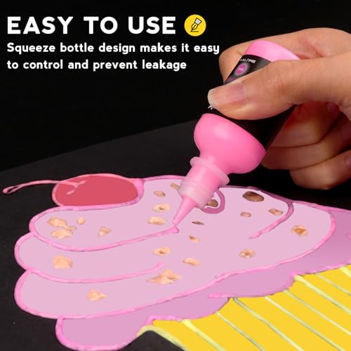 Glow in the Dark Paint 12 Colors 30ml (12 Fl Oz)