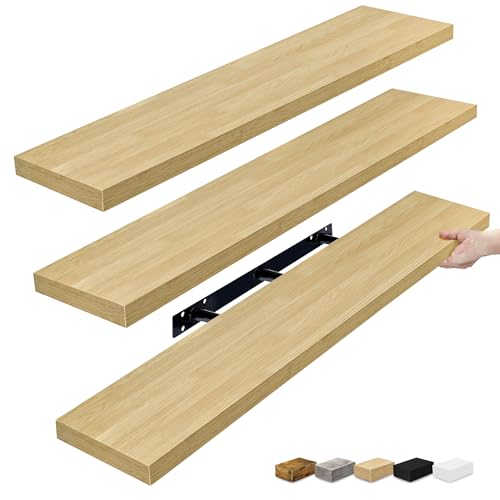 Floating Shelves for Wall Storage (3 Count)