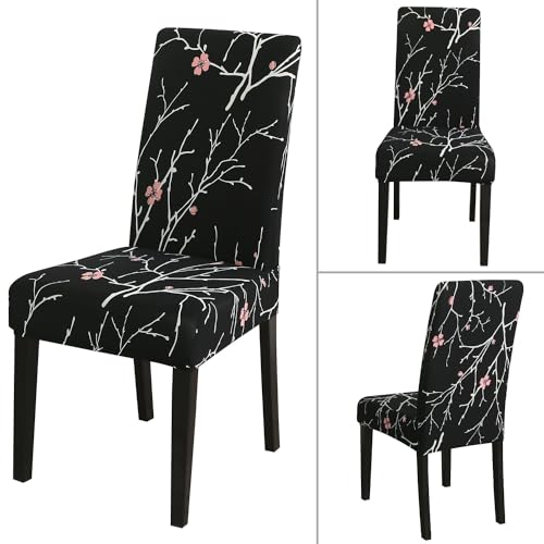 Pattern Chair Covers for Dining Room Set of 4
