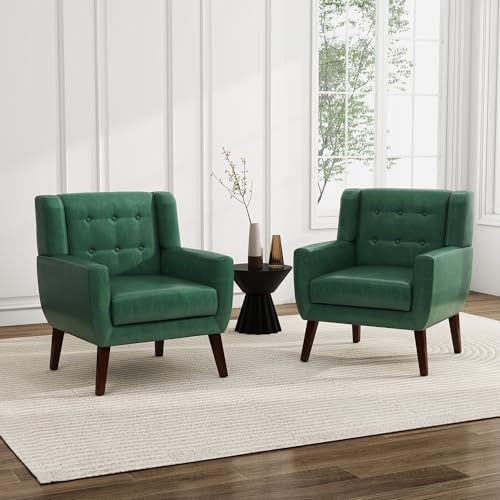 PU Leather Accent Chairs Set of 2 (2 Count)