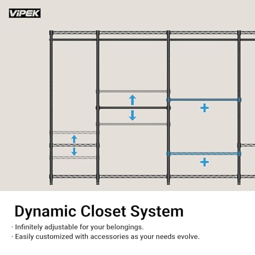 R2 Clothing Rack for Hanging Clothes Rolling Clothes Rack Heavy Duty