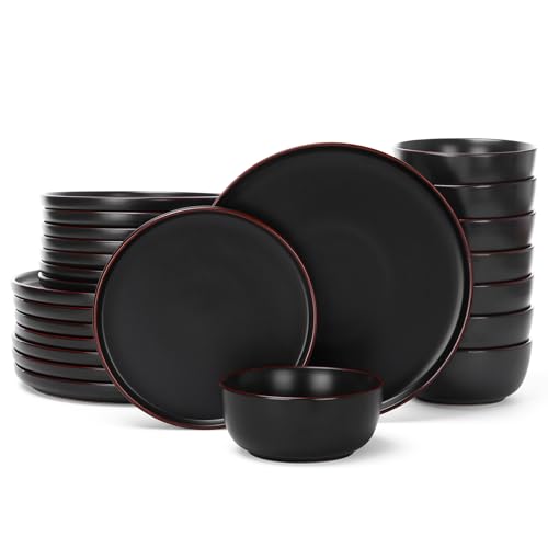 Mercury 24 Piece Stoneware Dinnerware Set