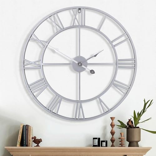 Large Wall Clock Silent Non