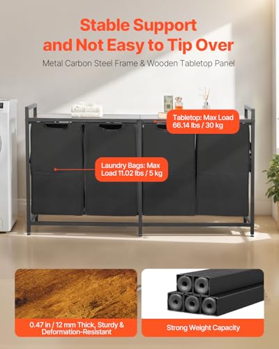 4 Section Laundry Sorter