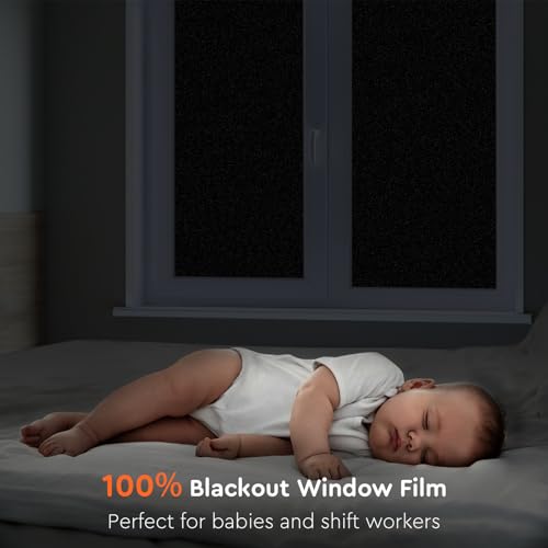 Blackout Window Privacy Film Light Blocking