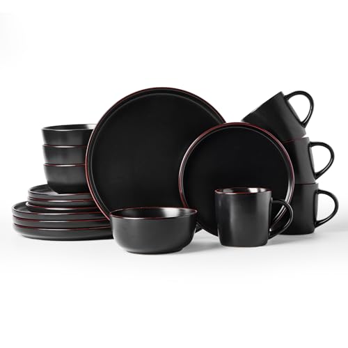 Mercury 16 Piece Dinnerware Set with Mugs