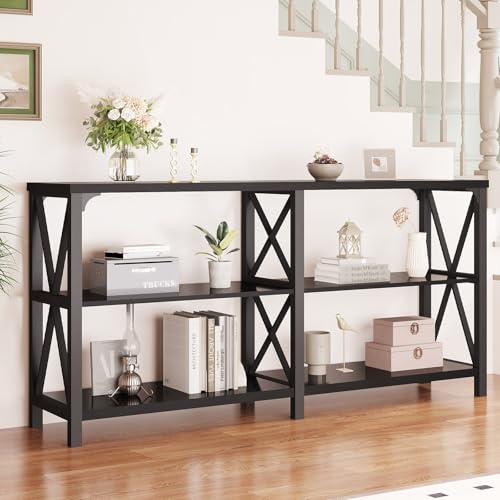 Black Sofa Table for Entryway