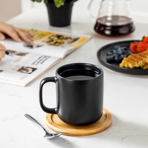 Stoneware Coffee Mugs Set (6 Count)