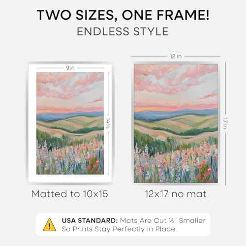 12x17 Silver Picture Frame (2 Count)