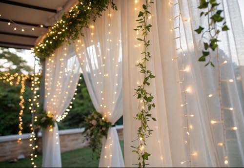 LED Curtain Lights Outdoor 50ft x10ft