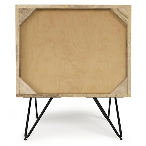 Hunter 20" Wide Solid Mango Nightstand in Refined Natural