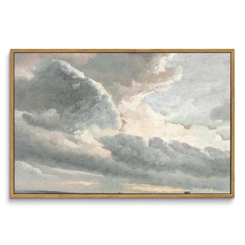 Framed Canvas Wall Art Vintage Decor