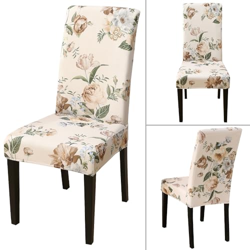 Pattern Chair Covers for Dining Room Set of 6